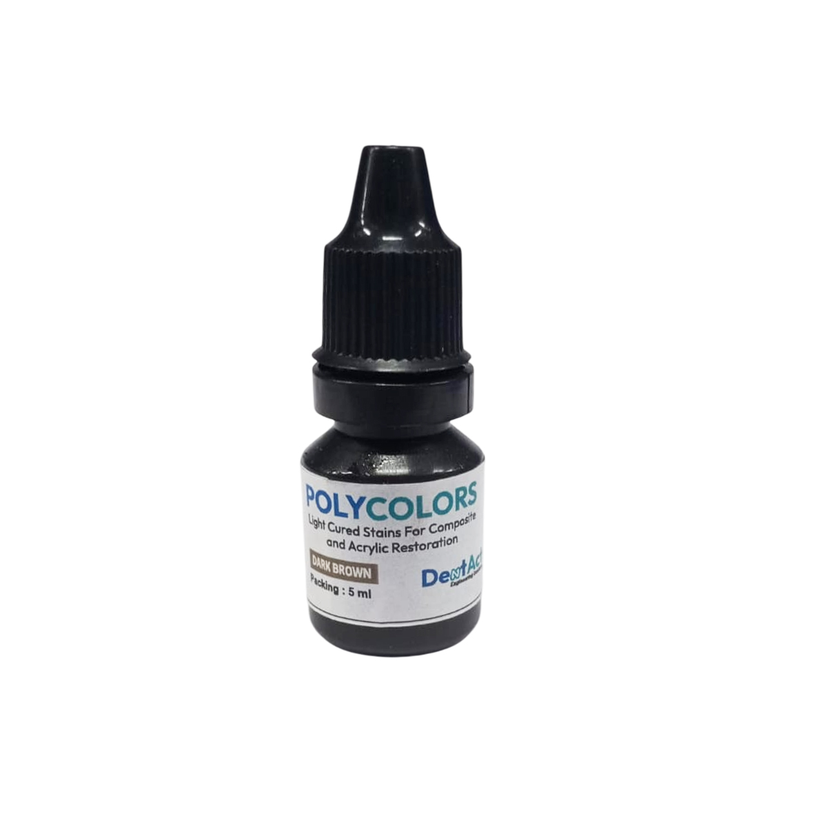 DentAct Poly Colours Light Cured Stain - Dark Brown