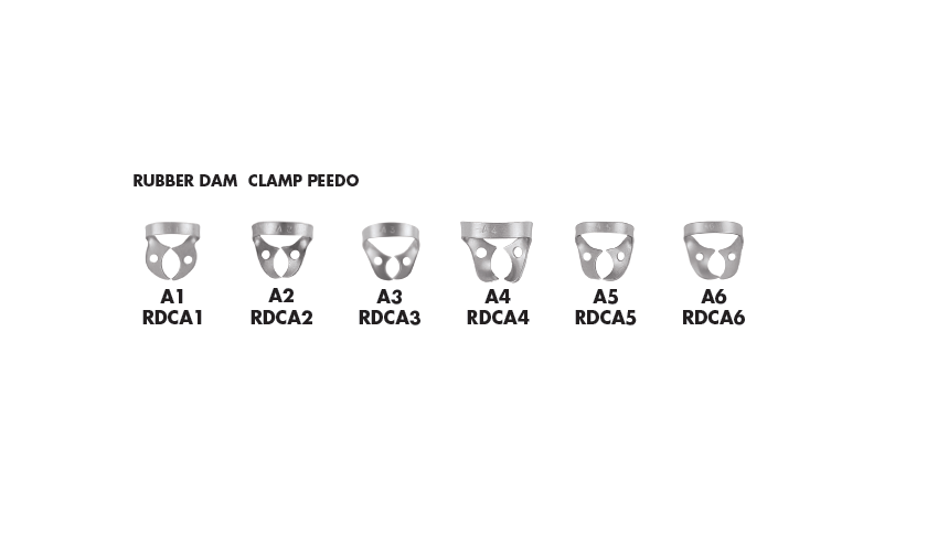 Gdc Rubber Dam Clamps Paedo