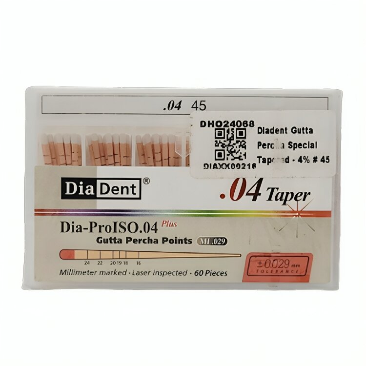Diadent Gutta Percha Special Tapered - 4% # 45 