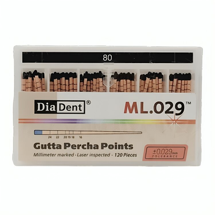 Diadent Gutta Percha Points - 2% # 80 (G020080)
