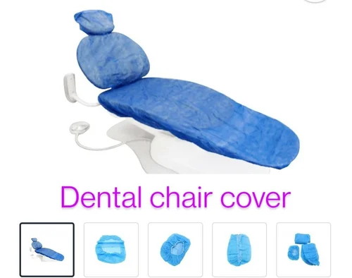Dental Chair Cover Set - 4-Piece Khaki PU Waterproof Protection Covers