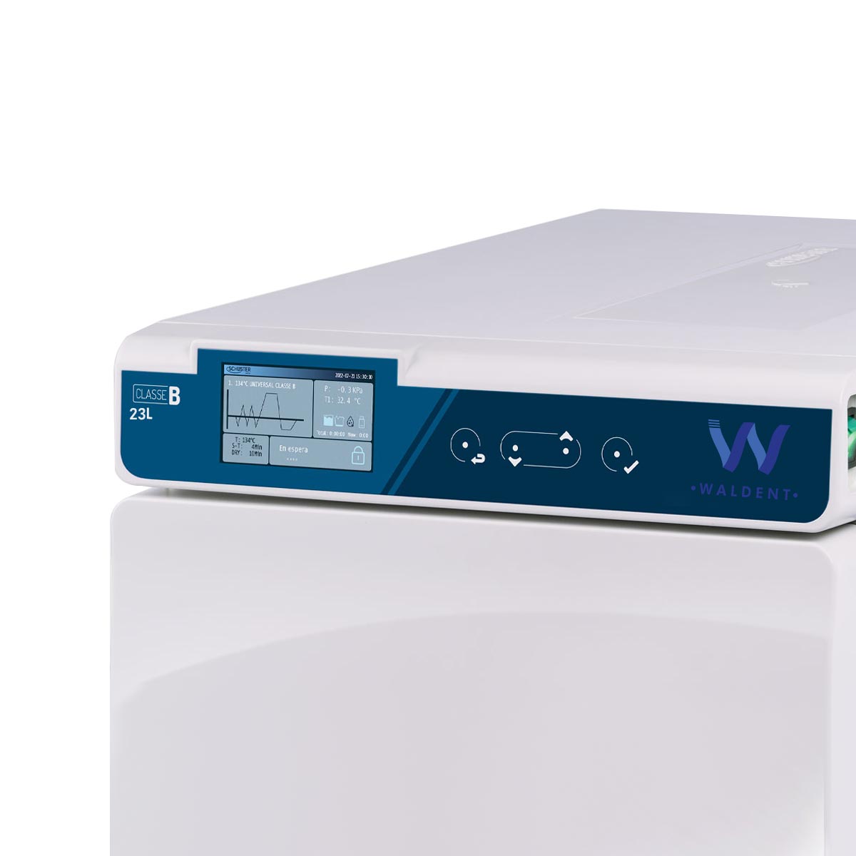 Waldent Schuster Class B Autoclave 23L With Foseal Sealing Machine and Aqua Water Distiller Combo