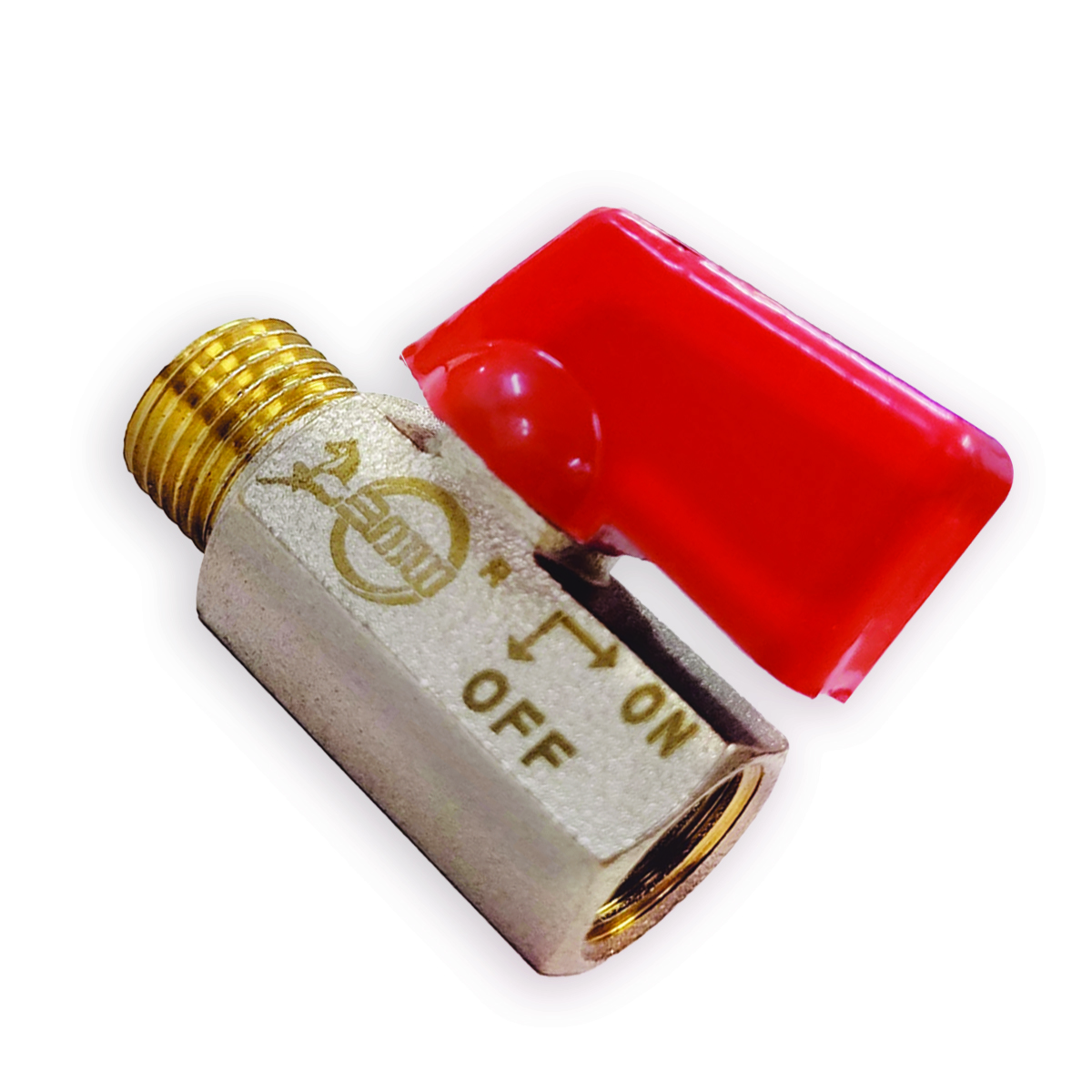 Sparedent Brass Mini Ball Valve Male/Female