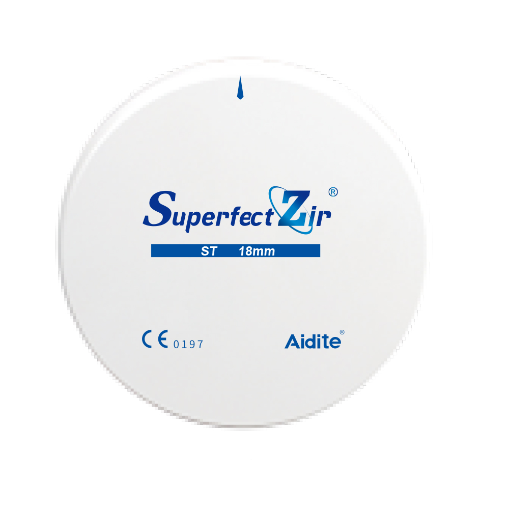 Aidite SuperfectZir Zirconia Blocks ST (Shaded)