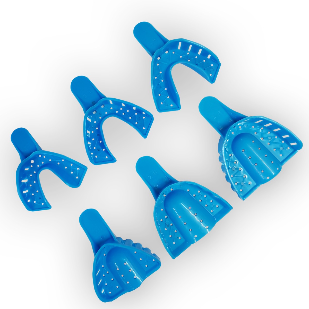 Disposable Edentulous Impression Trays – Upper Large, Plastic, Autoclavable – U2