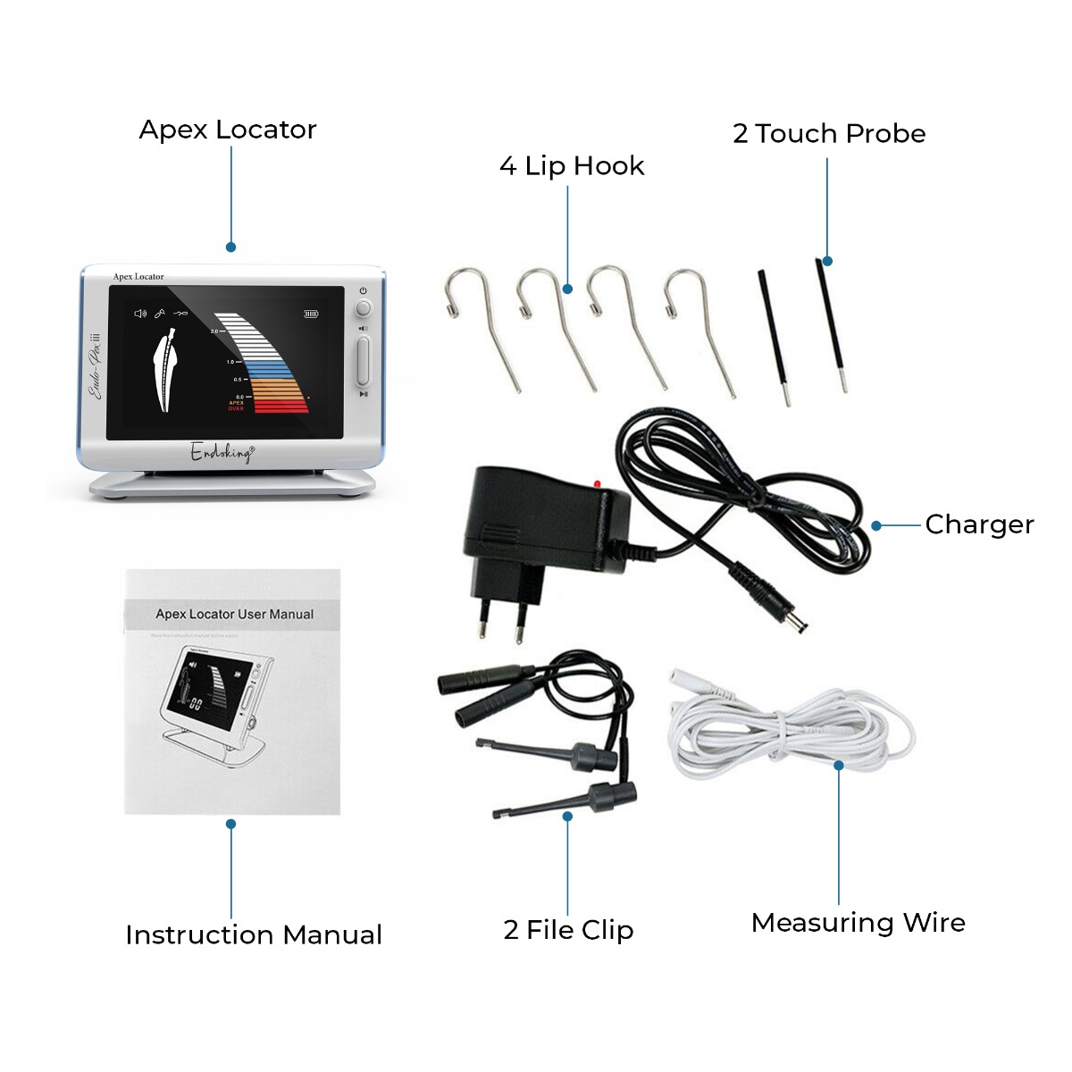 Endoking Apex Locator (Endo-Pex iii)