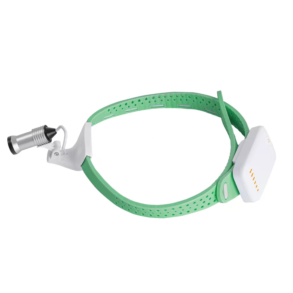 Endoking LED Headlight with Silicone Headband - Green