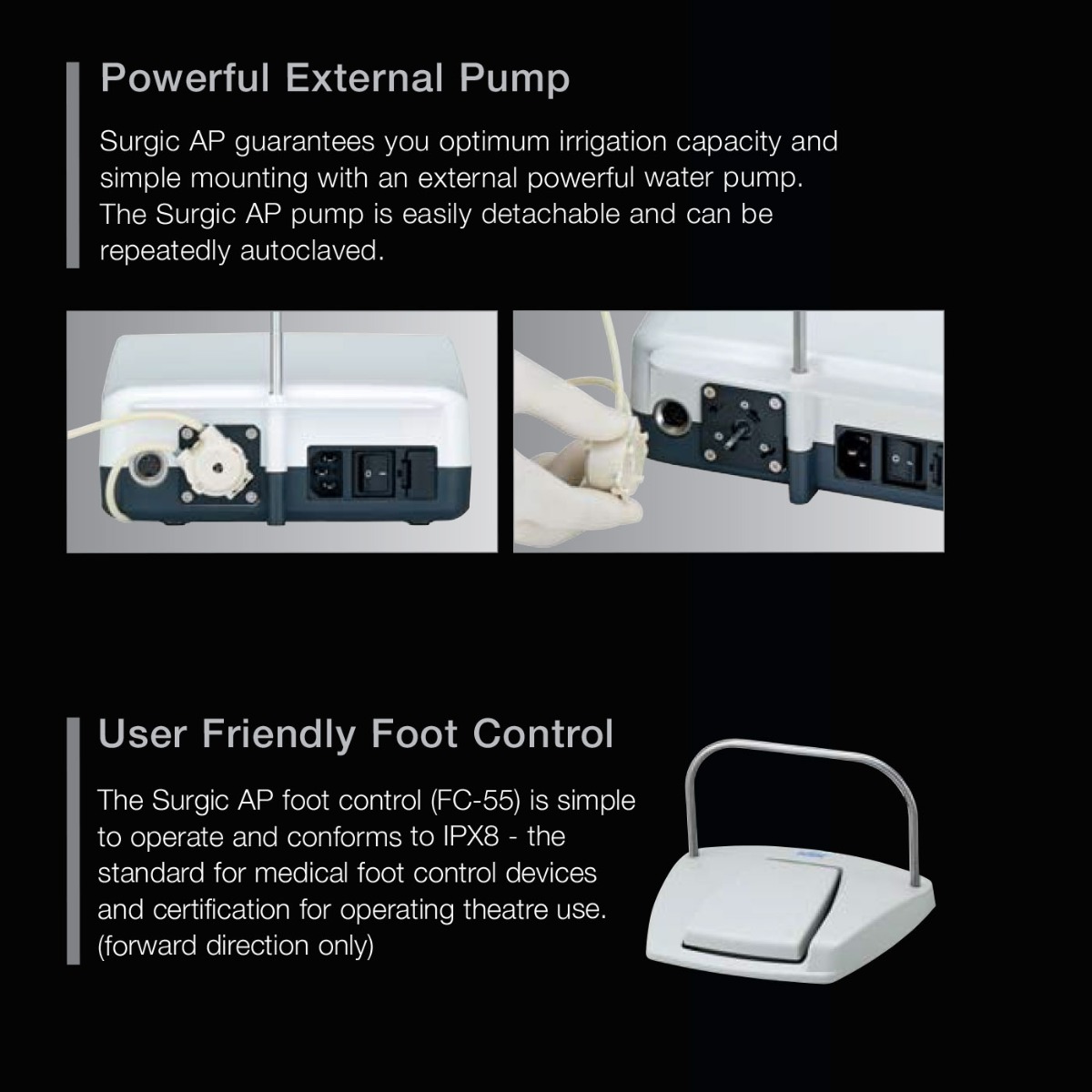 NSK Surgic Ap Implant Motor With S Max SG20 Handpiece