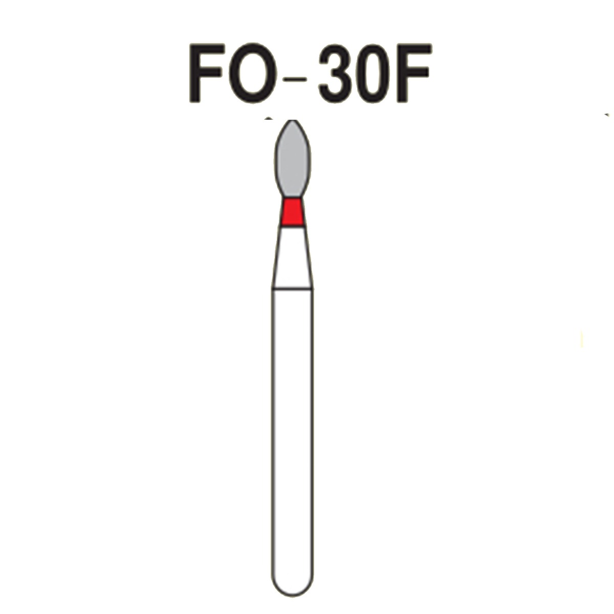 NewDiamond Flame Ogival Diamond Bur FO-30F (Pack Of 3)