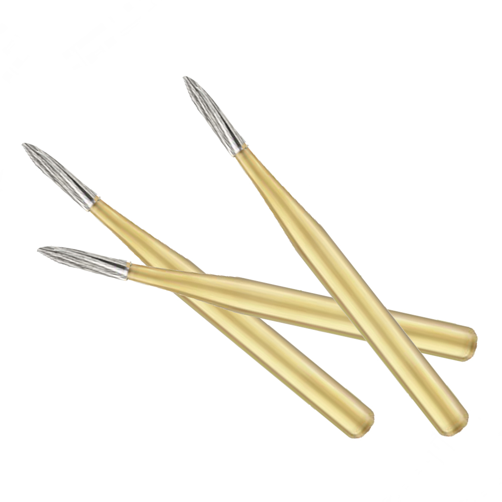 Dental 12 BLADE TRIMMING & FINISHING CARBIDE Bur 7901 5/pack Made In England - Foto 8