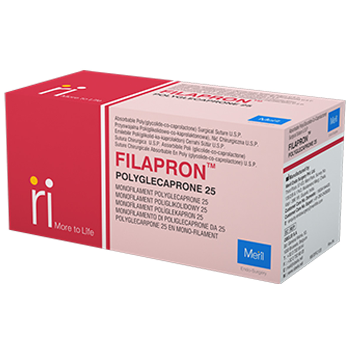 Meril Filapron #2-0 Polyglecaprone 25 Suture