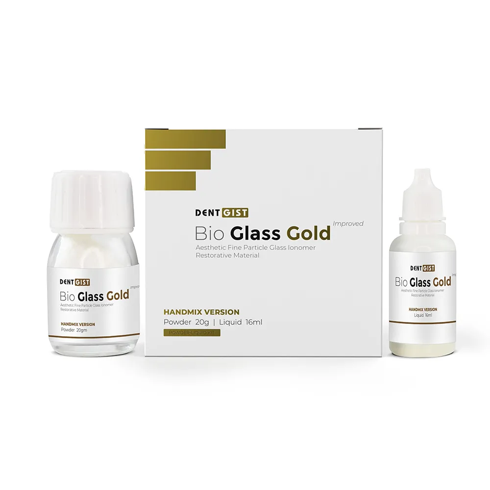 DentGist Bio Glass Gold Restorative GIC (Big Pack)