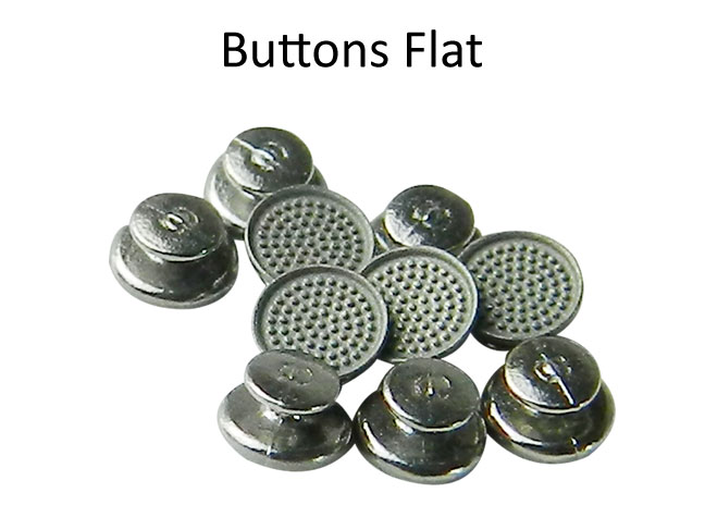 Morelli Bondable Buttons Flat