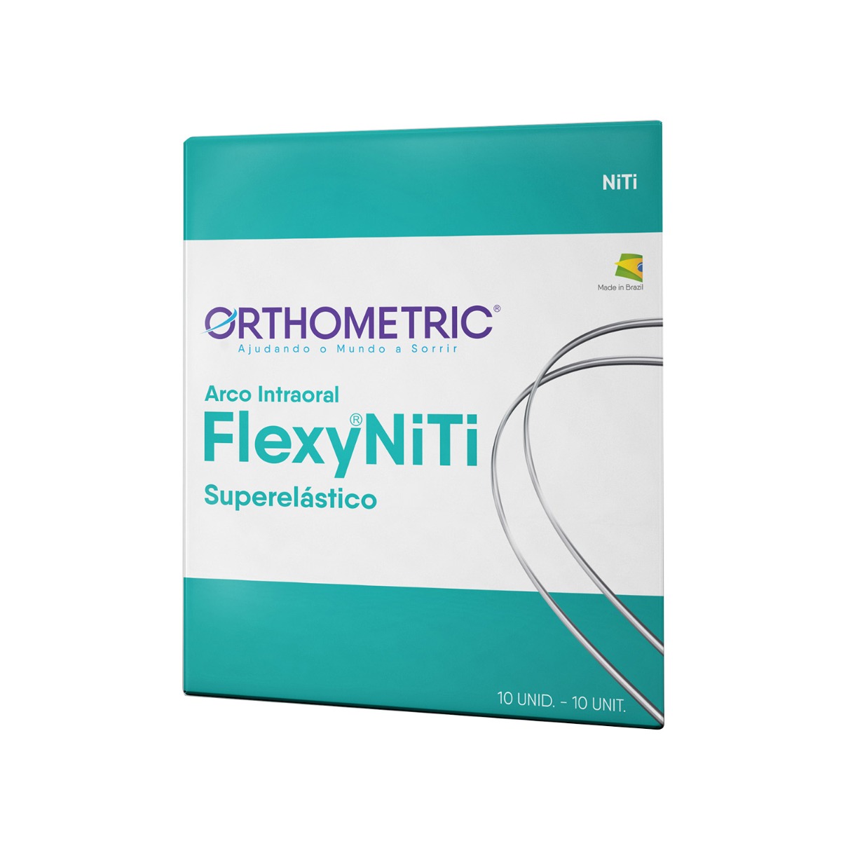 OrthoMetric Flexy NiTi Super Elastic Round Archwire 018 Upper - (51.10.2018)
