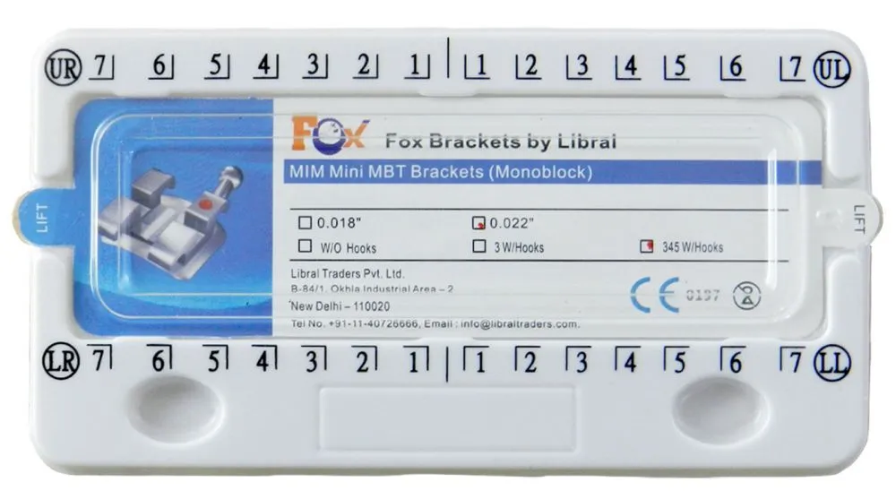 Fox Monoblock MBT Brackets 5 Kits