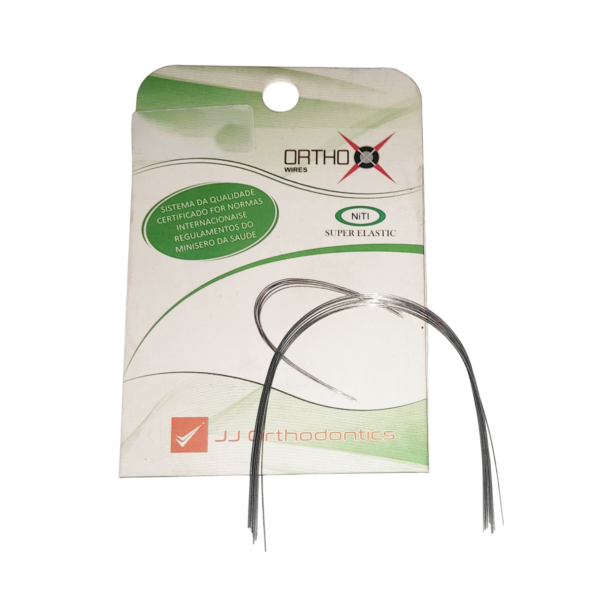 JJ Ortho Superelastic NiTi Archwires Natural Form - Round Lower 0.020 (40.02.05) 