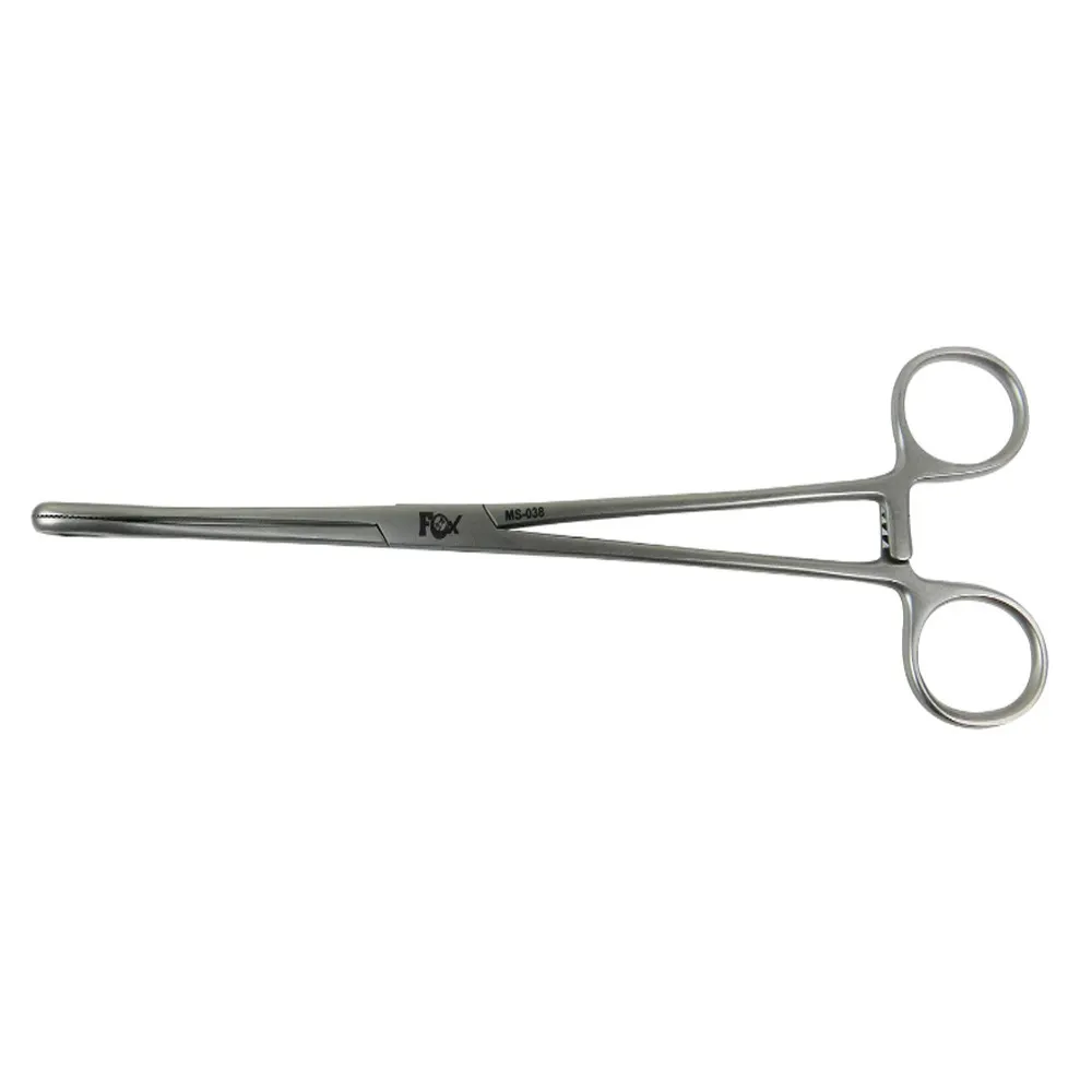 Fox Foerster Sponge & Dressing Forcep Straight 25 cm / 10" - MS-038