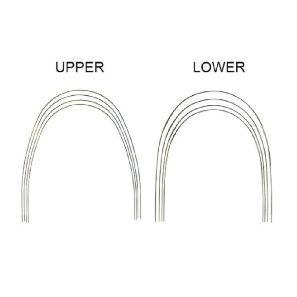 Fox Niti Preformed Wire Ovoidform (Pack of 10 Pcs)