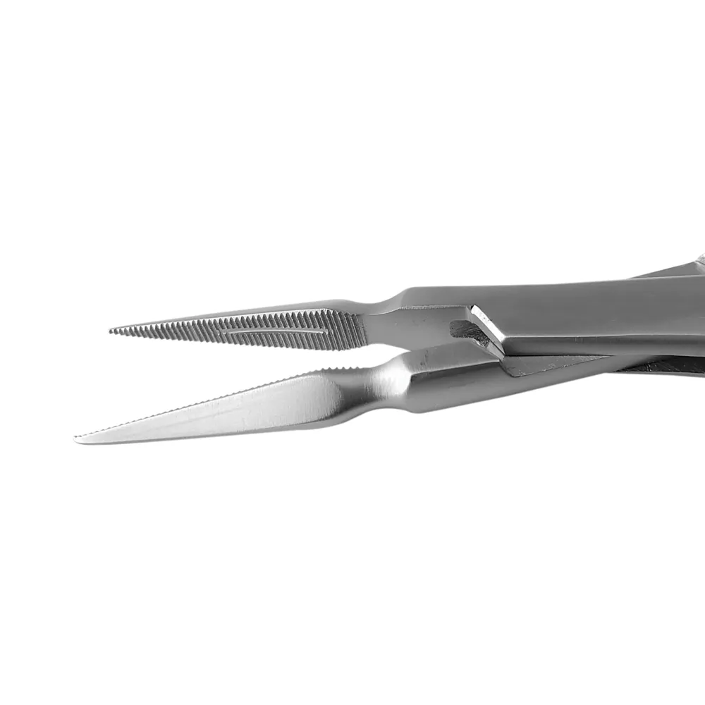 Silver Point Stieglitz Root Splinter Fragment Forceps, Serrated Locking