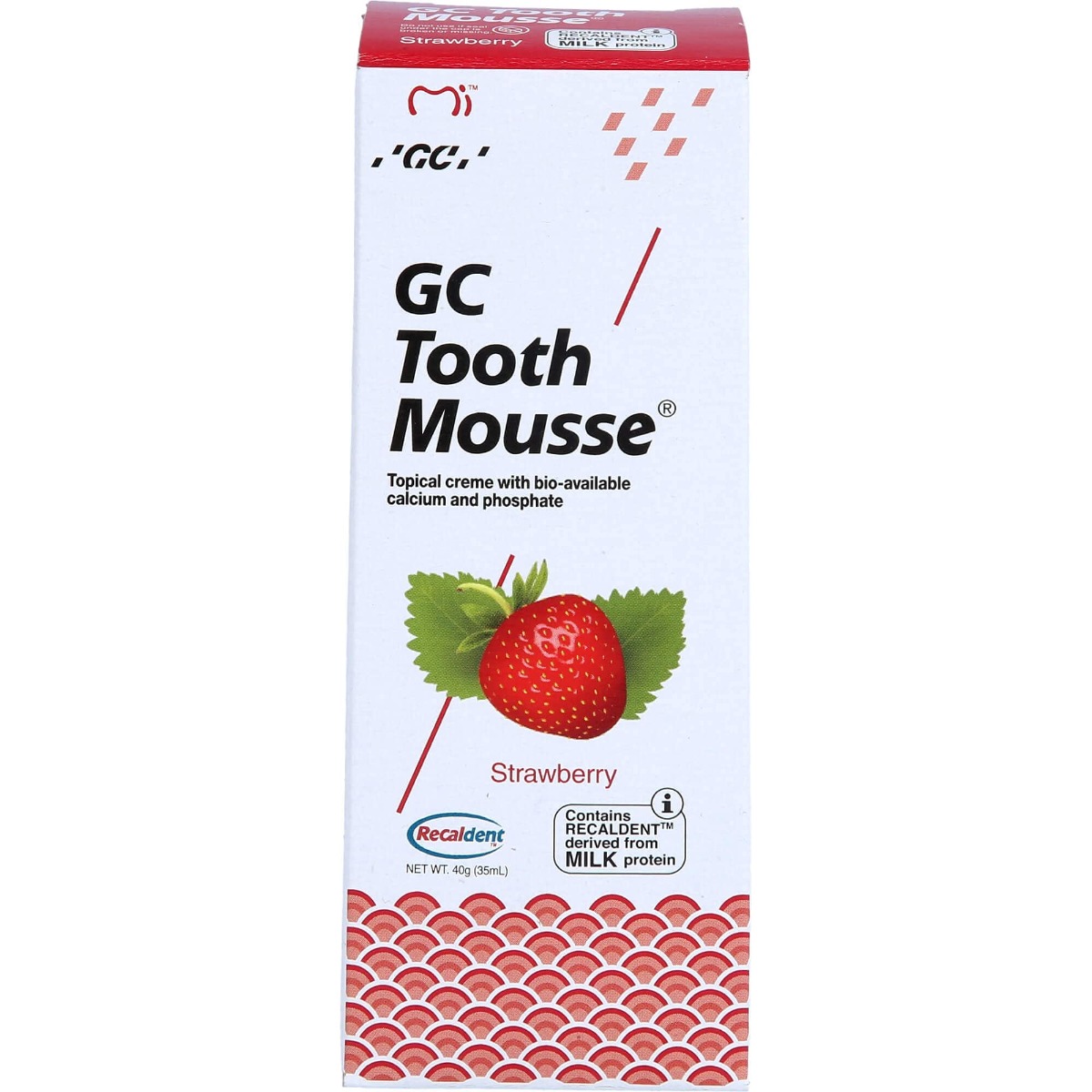 GC Tooth Mousse Strawberry Flavour (Pack of 10)