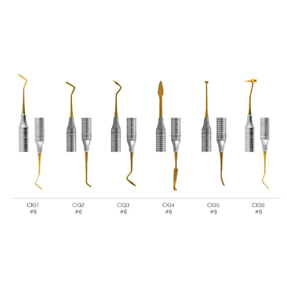 GDC Composite Instrument Gold Titanium Set Of 6 (CIGS6) #6