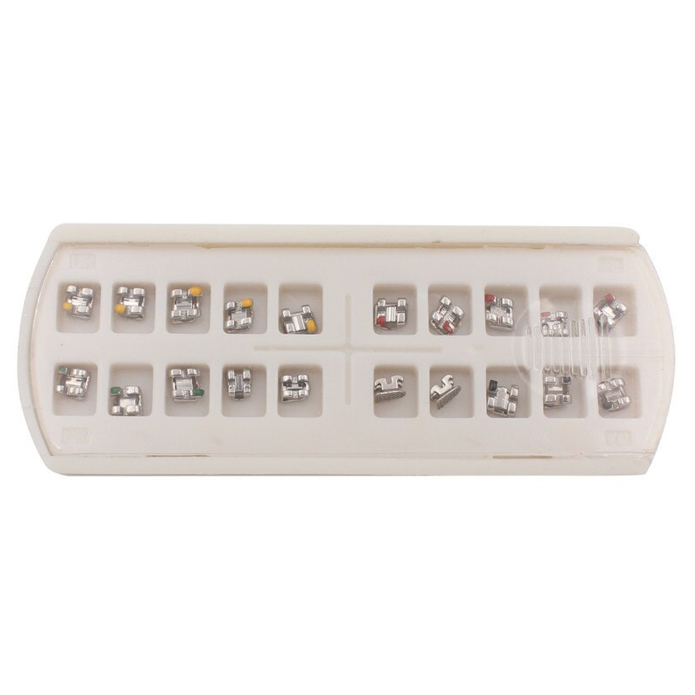 thumbnail interactive-video image 1 of SANDENT Dental Orthodontic Brackets – Mini MBT 0.022" With Hooks (Teeth 3,4,5) – 10 Kits 1 of 6