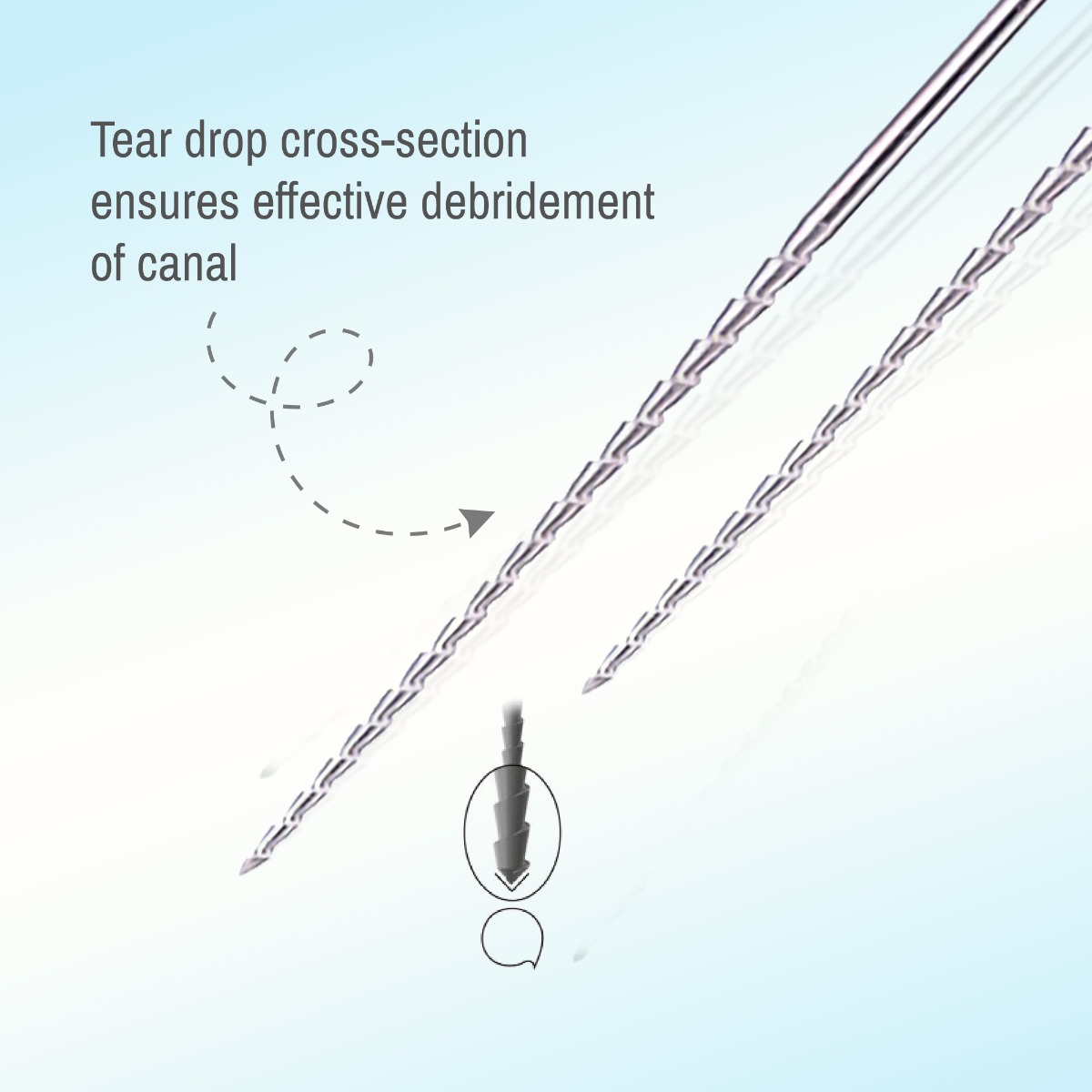 Waldent Professional H-File 25mm #15-40