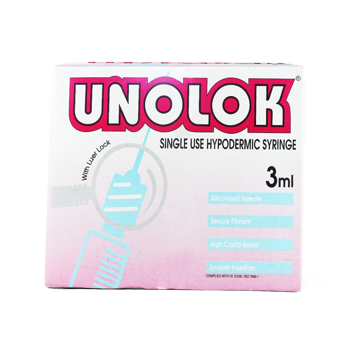 HMD Unolok Syringe 3ml | 24 Gauge | 1 Inch Needle