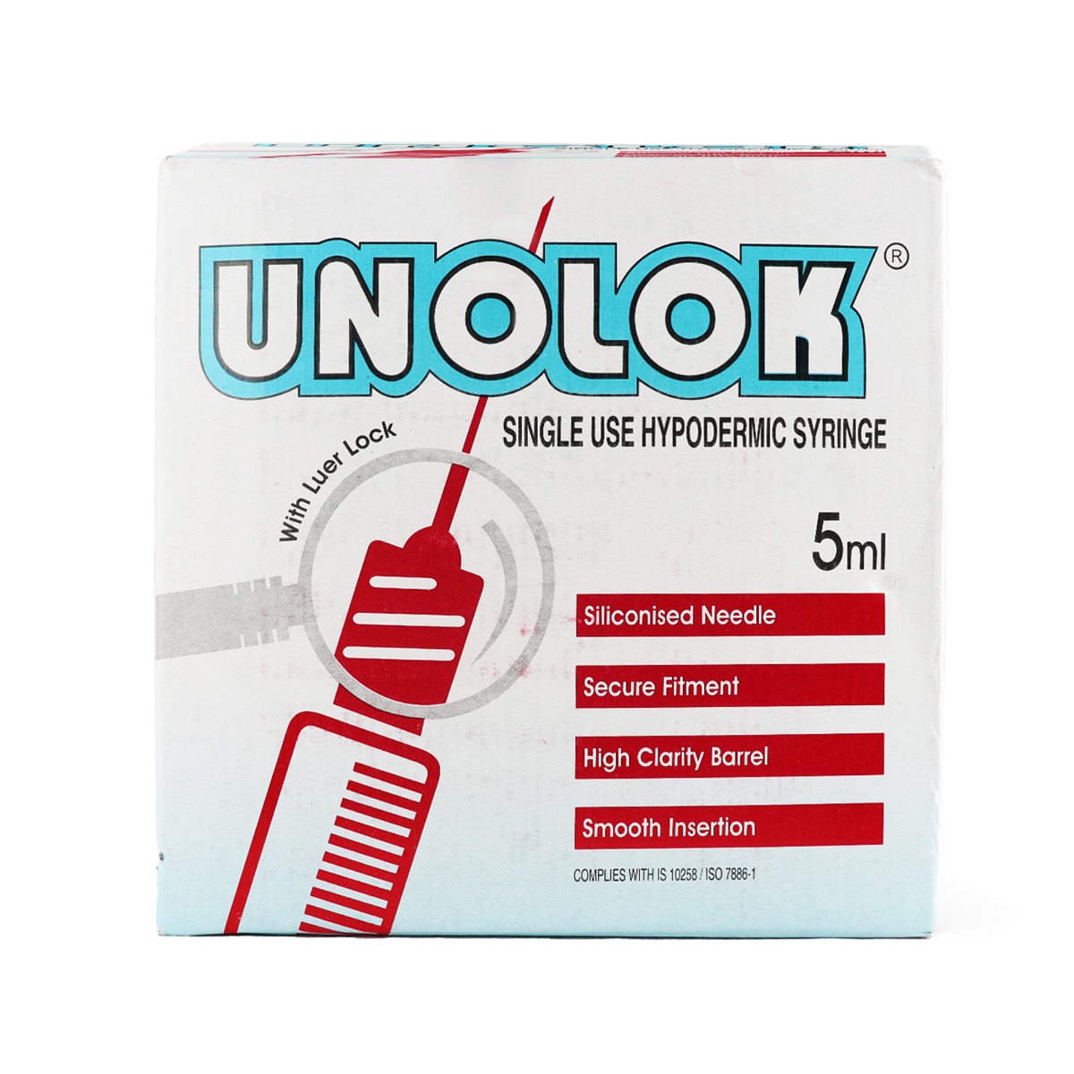 HMD Unolok Syringe 5ml | 26 Gauge | 1.5 Inch Needle