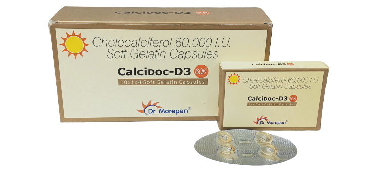 Dr. Morepen Calcidoc - D3 (Capsules)