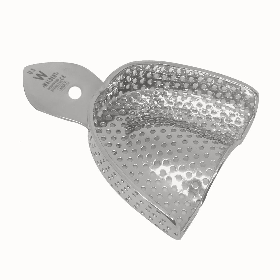 Waldent Rim-Lock Impression Trays Dentulous Perforated Upper Medium U3 (18/103)