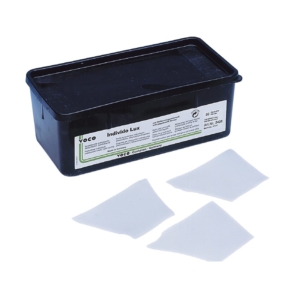 Voco Individo Lux - Maxillae 50 Pcs Transparent Blue