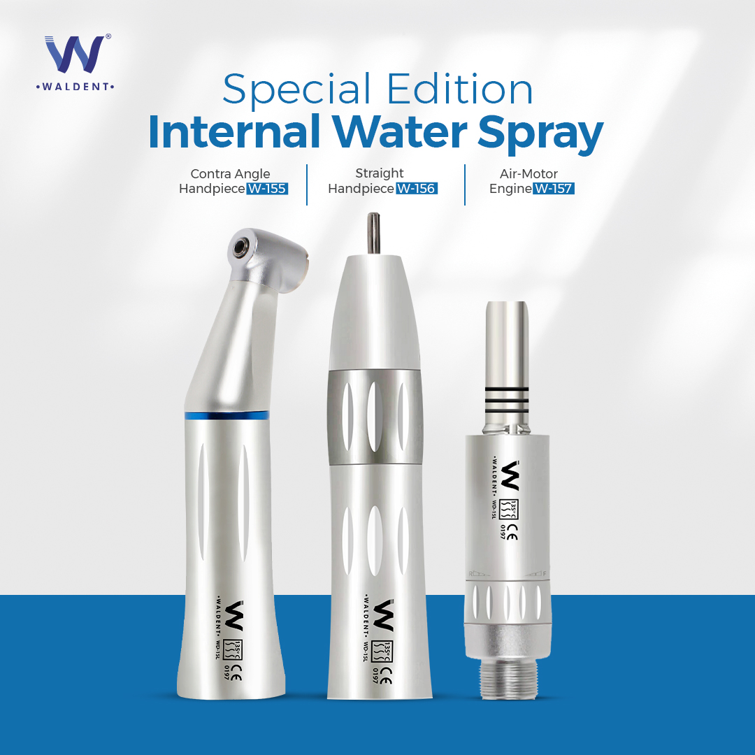 Waldent Internal Water Spray Straight Handpiece (W-156)	