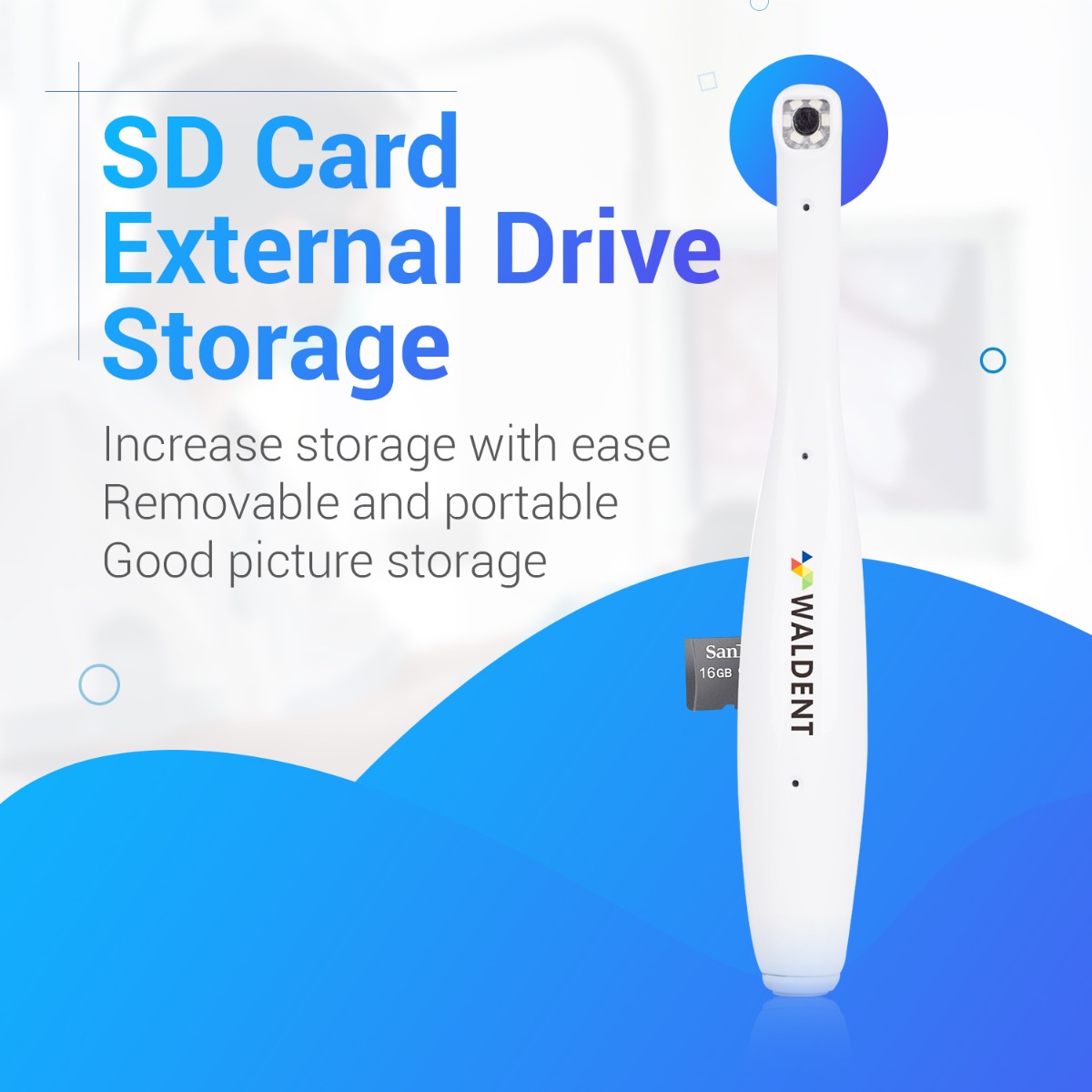 Waldent Intra Oral Camera with Screen - Ergo (10 MP)