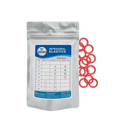 Penta Ortho Intraoral Elastics - Red 3/16-6 Oz
