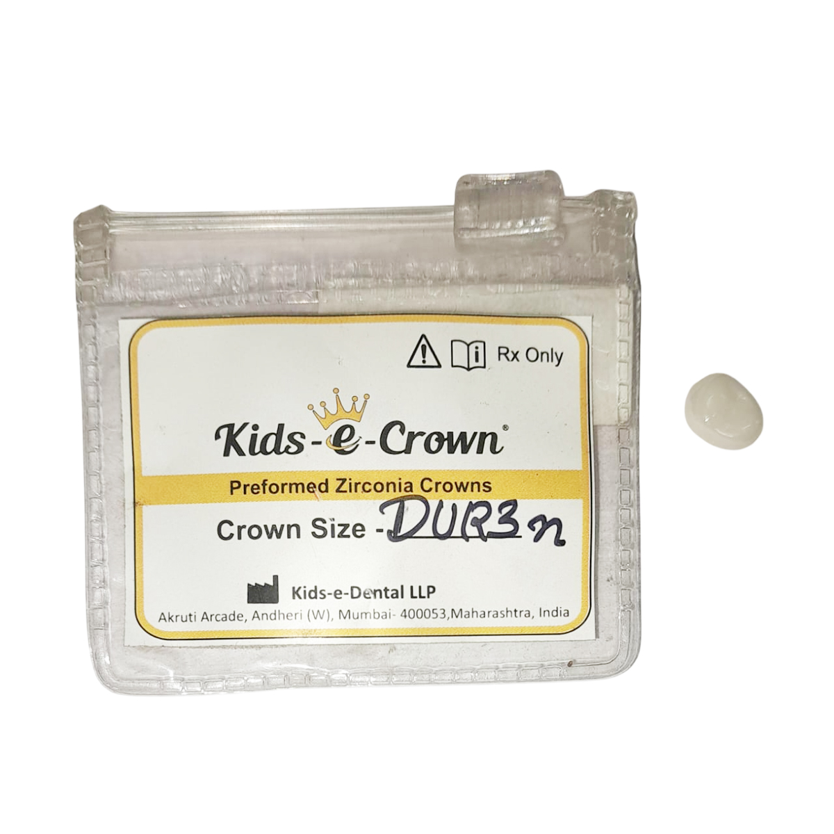 Kids-e-Crown Zirconia Upper Left 2nd Molar Refills - Dentalkart