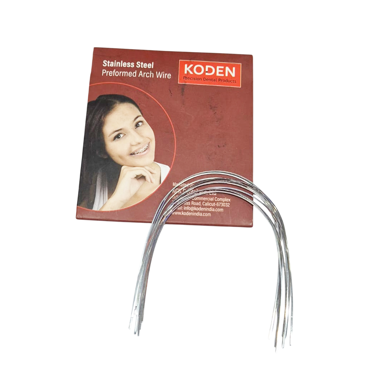 Koden Stainless Steel Archwires - Rectangular Lower 0.016 x 0.022 (Pack of 10)
