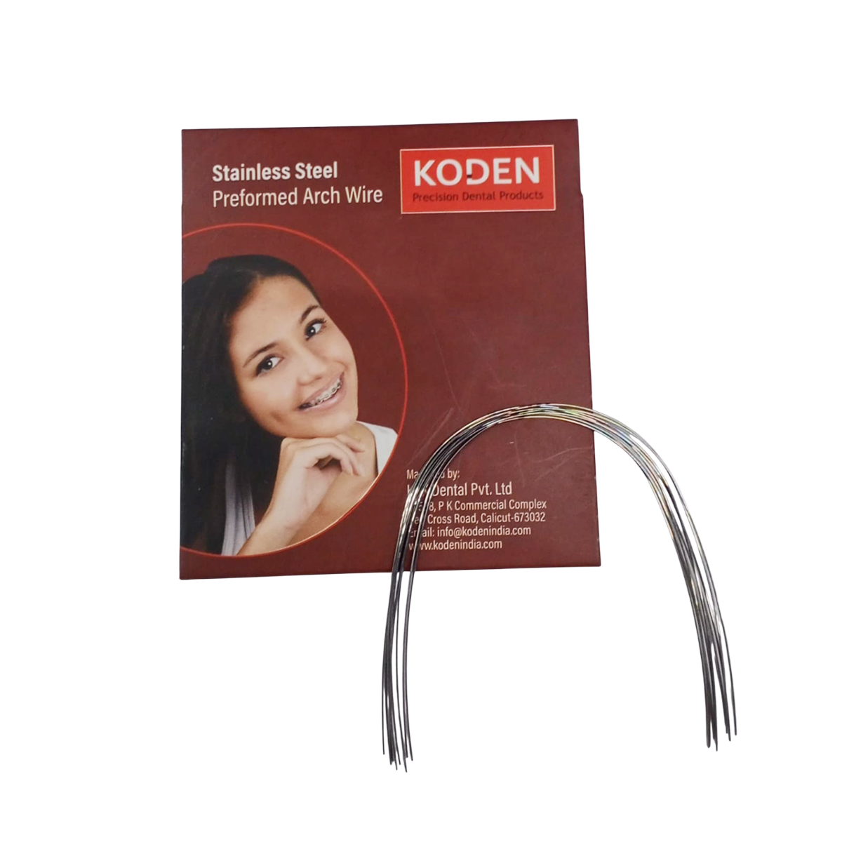 Koden Stainless Steel Archwires - Round Lower 0.018 (Pack of 10)