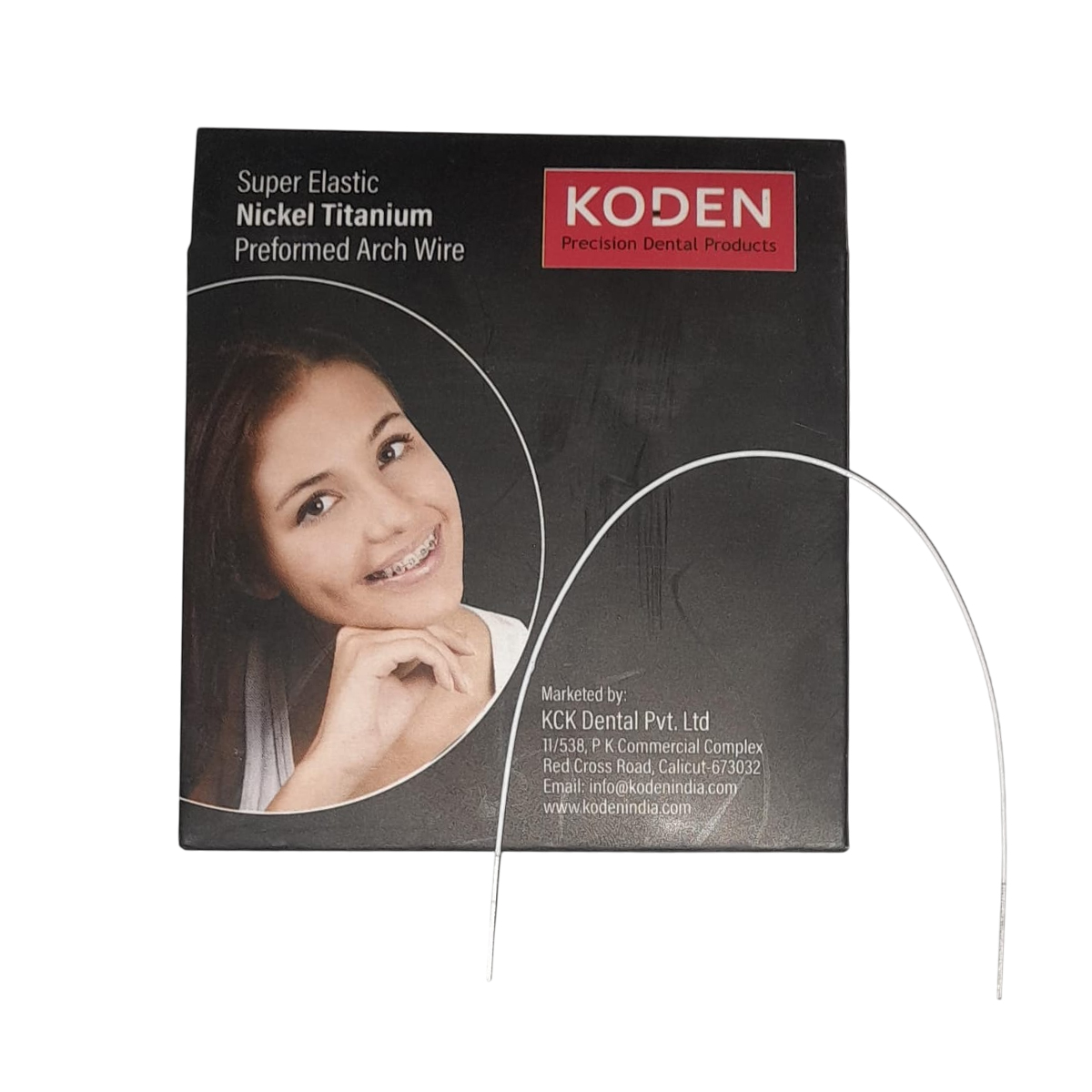 Koden Superelastic Ceramic Coated NiTi Archwires - Rectangular Upper 0.017 x 0.025 (Pack of 1)