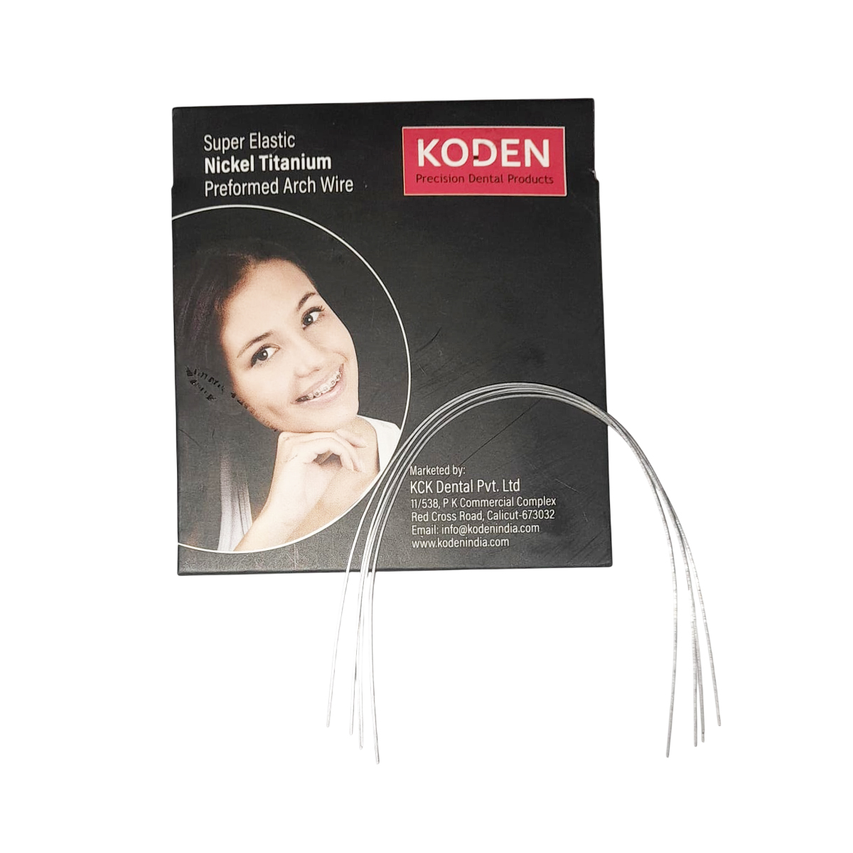 100 Pcs Dental Orthodontic Natural Niti Arch Wires – Super Elastic, Rectangular (Unbranded)