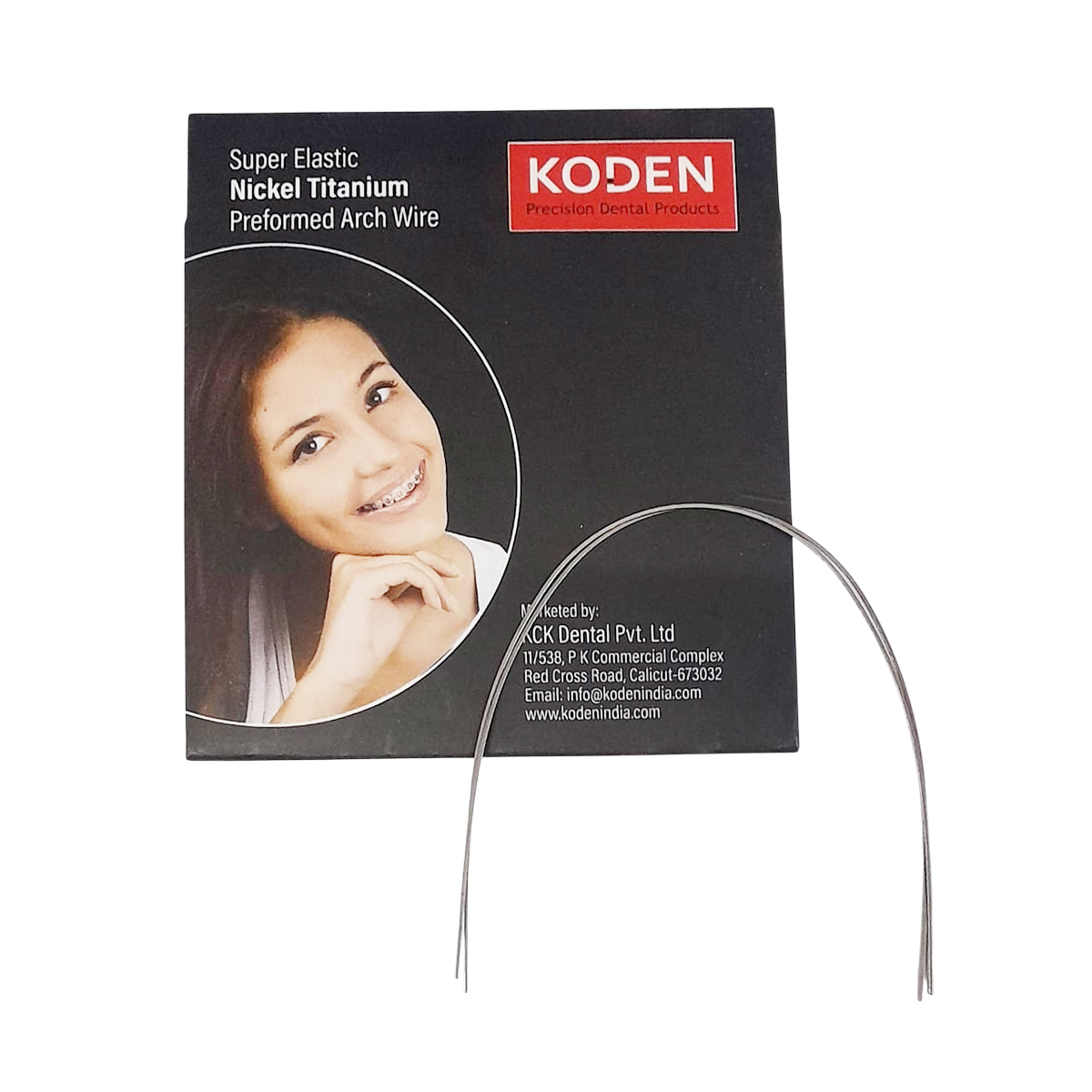 Koden Preformed TMA Archwires - Rectangular Upper 0.016 x 0.022 (Pack of 2)