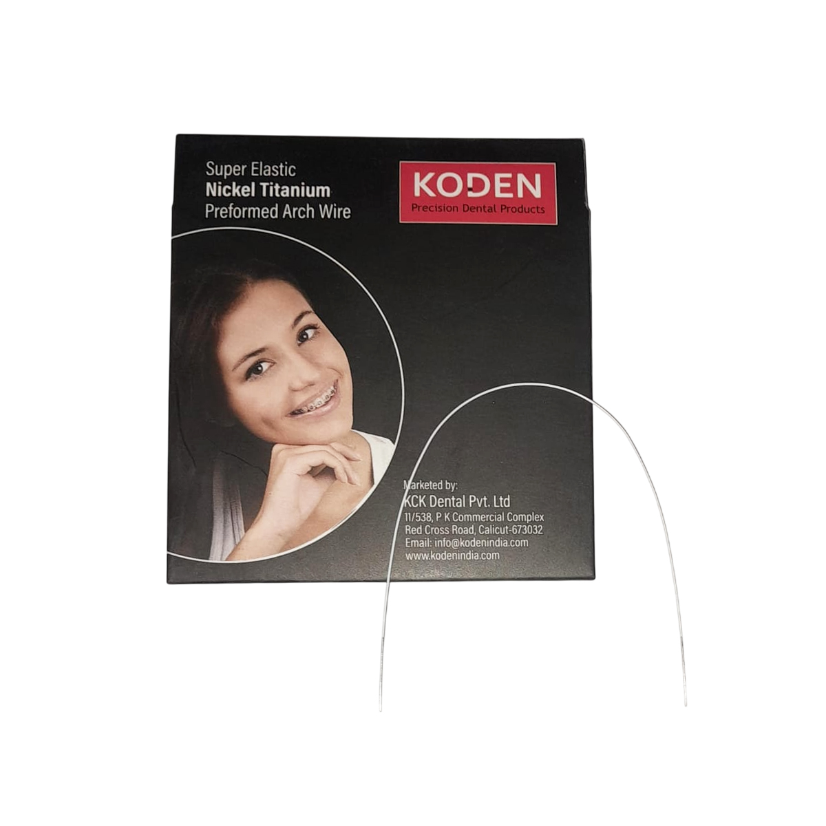 Koden Superelastic Ceramic Coated NiTi Archwires - Round Lower 0.014 (Pack of 1)