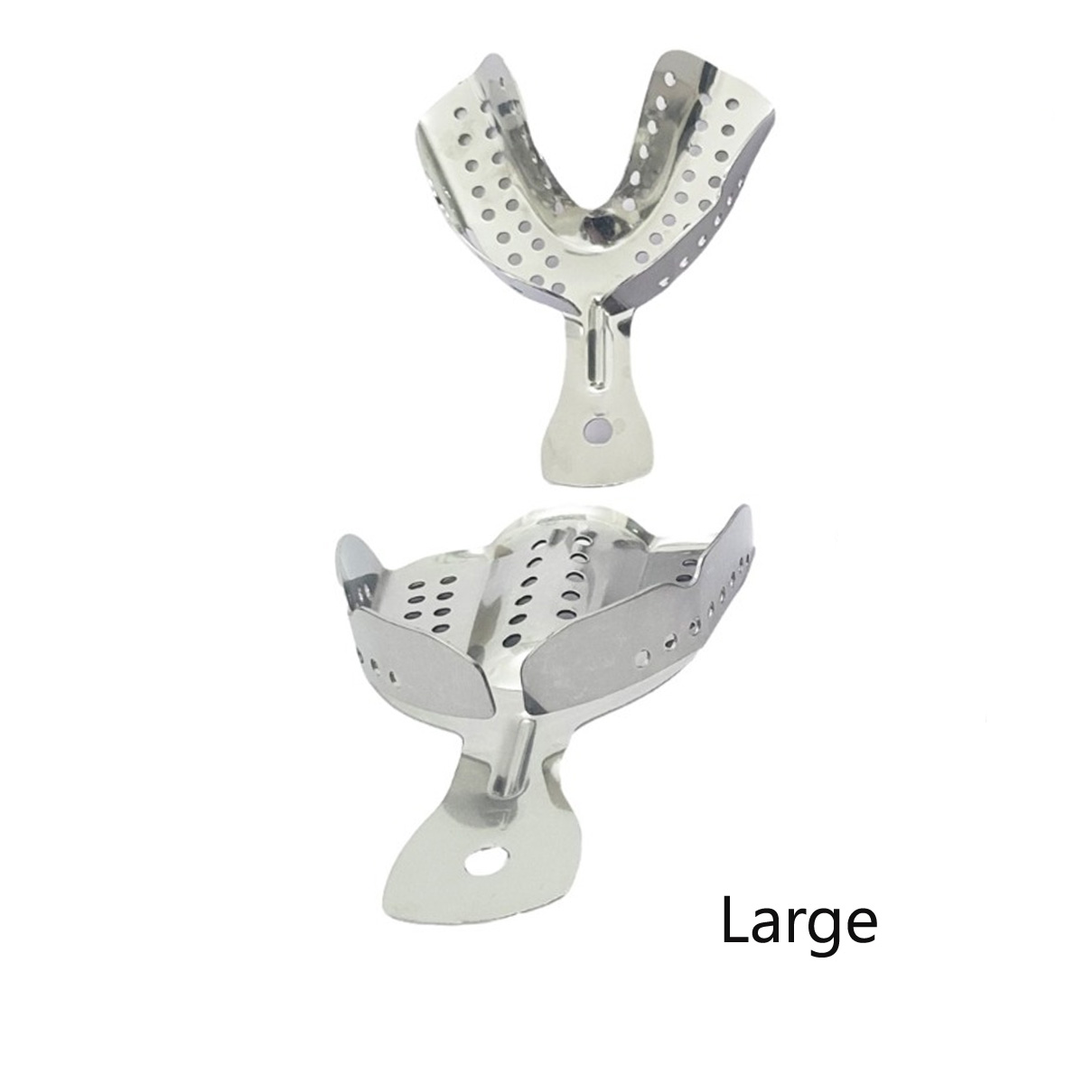 Moriz Stainless Steel Perforated Impression Trays Large - U/L (Pair of 1)
