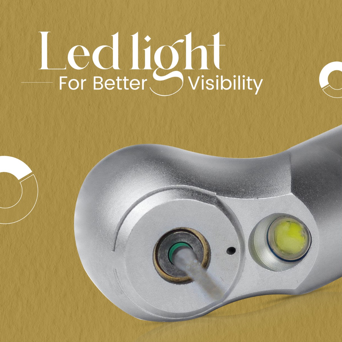 Waldent Premium Plus 45 Degree Airotor Handpiece And Cartridge 