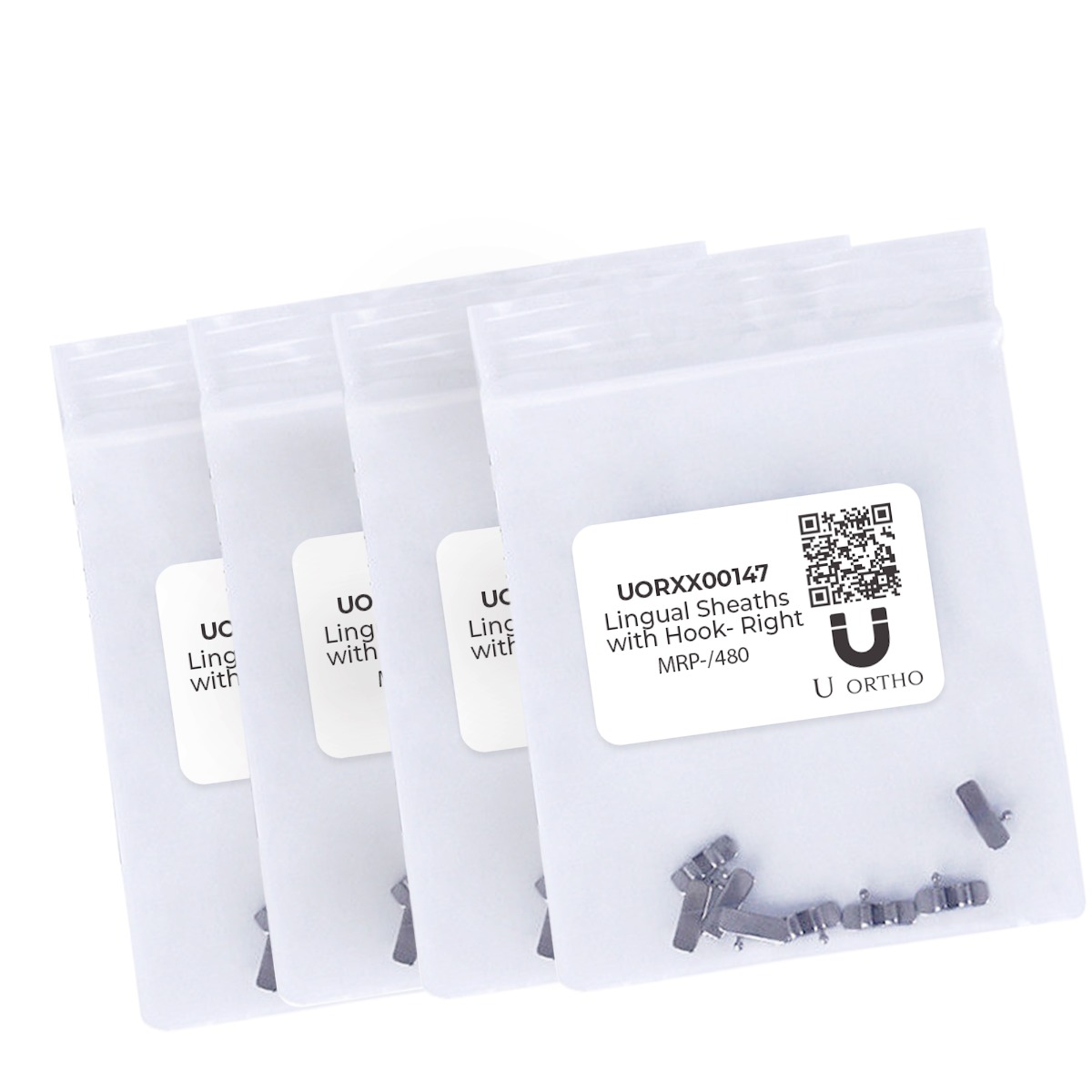 U ortho Lingual Sheaths with Hooks