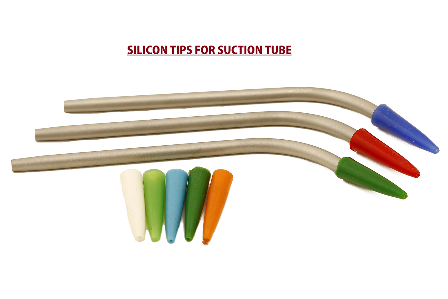 Julldent Silicon Tip For Suction Tube (Pack Of 5)
