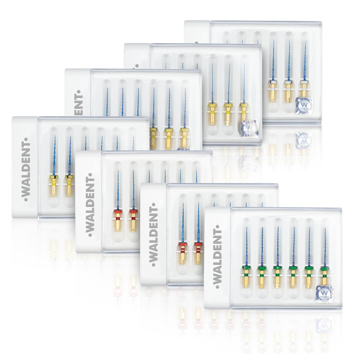 Waldent Wal-flex S- Blue Rotary Files 25mm