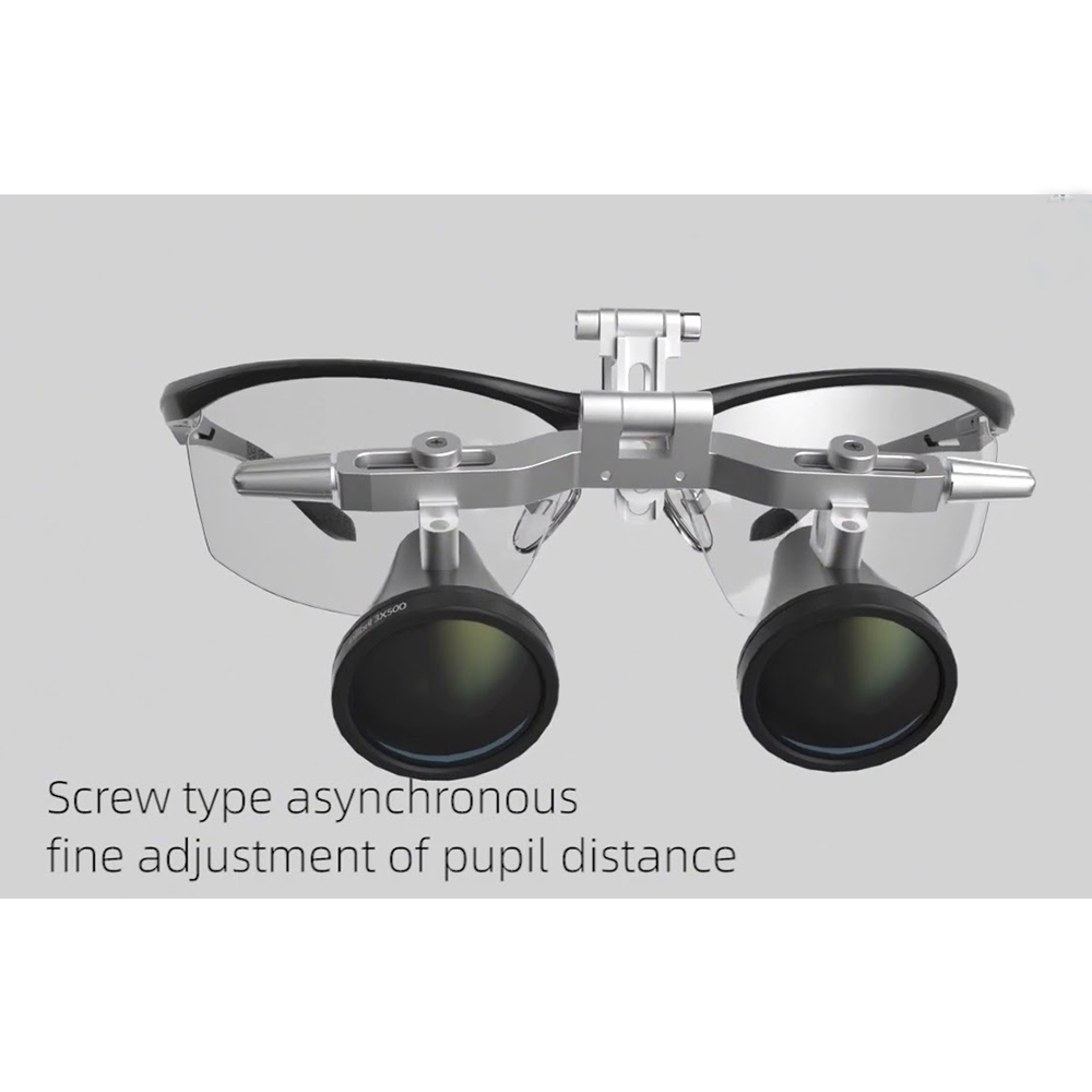 Eighteeth Brilliance Flip-Up Loupes with Softouch Surgical Headlight