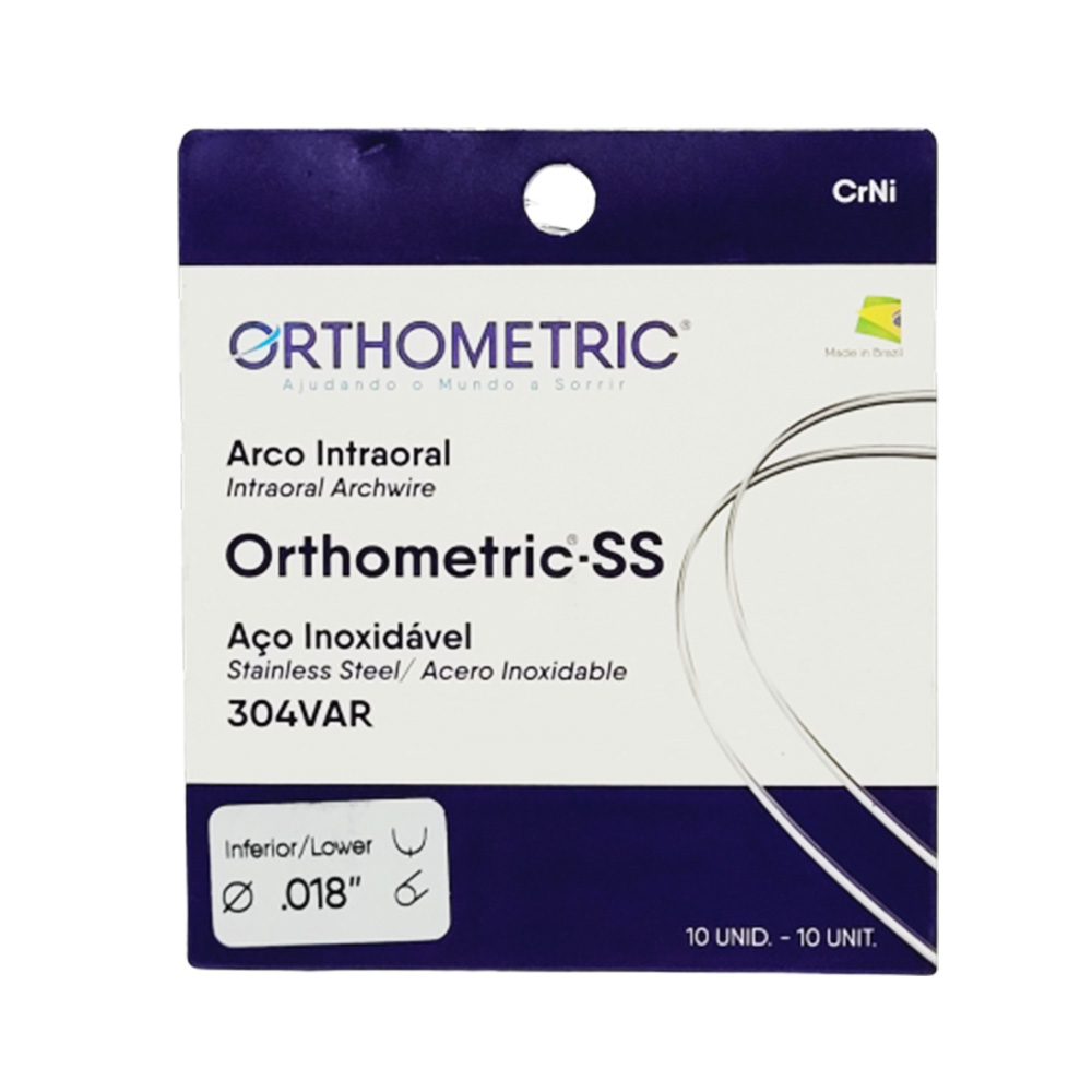 OrthoMetric SS Archwires - Round (10/Pk)