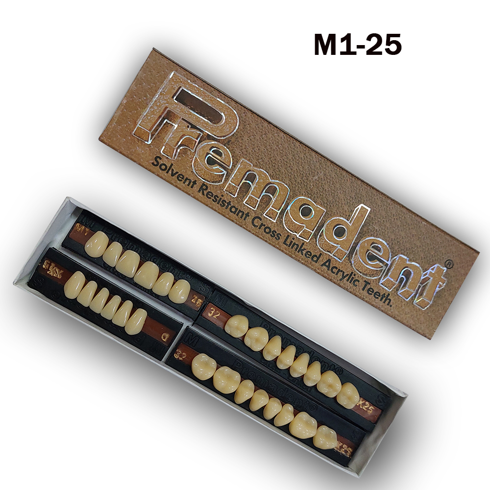 Premadent Teeth Set Cross Linked Acrylic Teeth